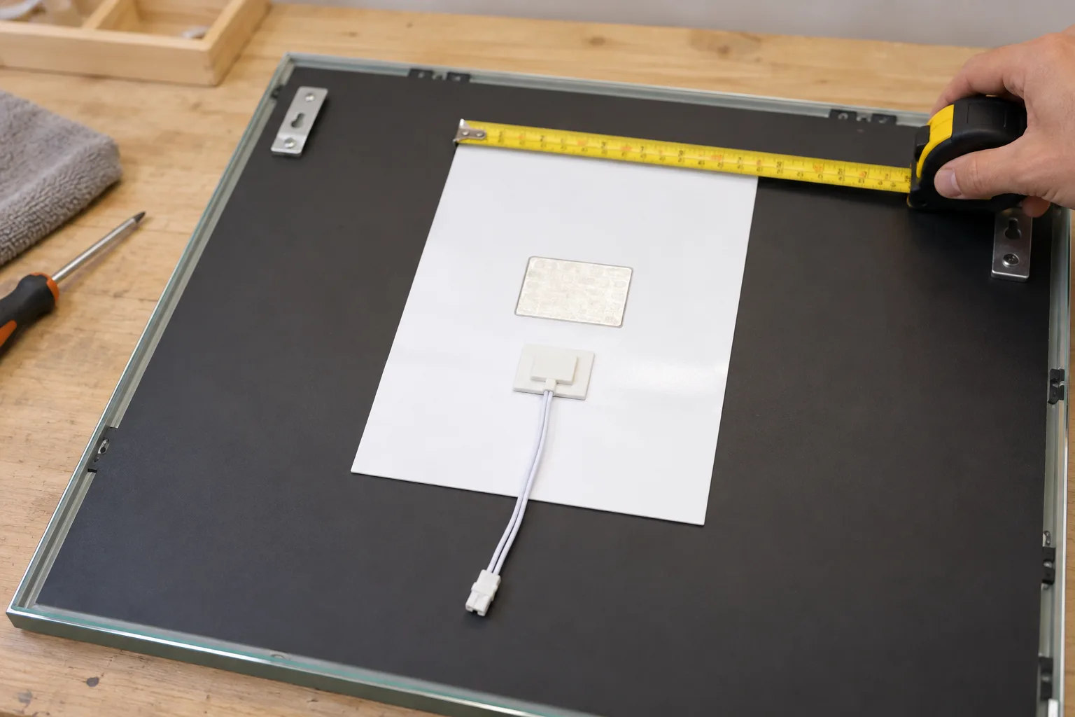 How to Size a Mirror Defogger Pad