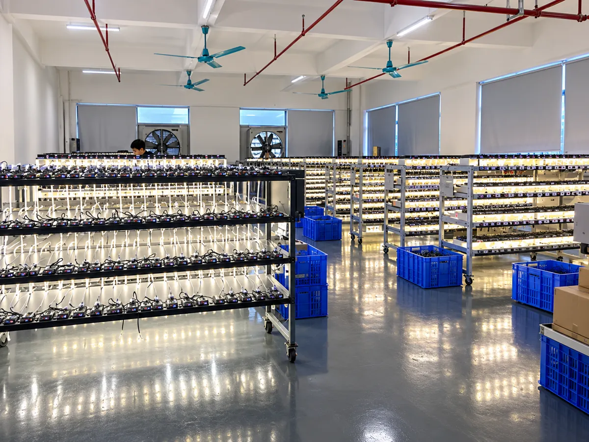 Electronic product aging and reliability testing area