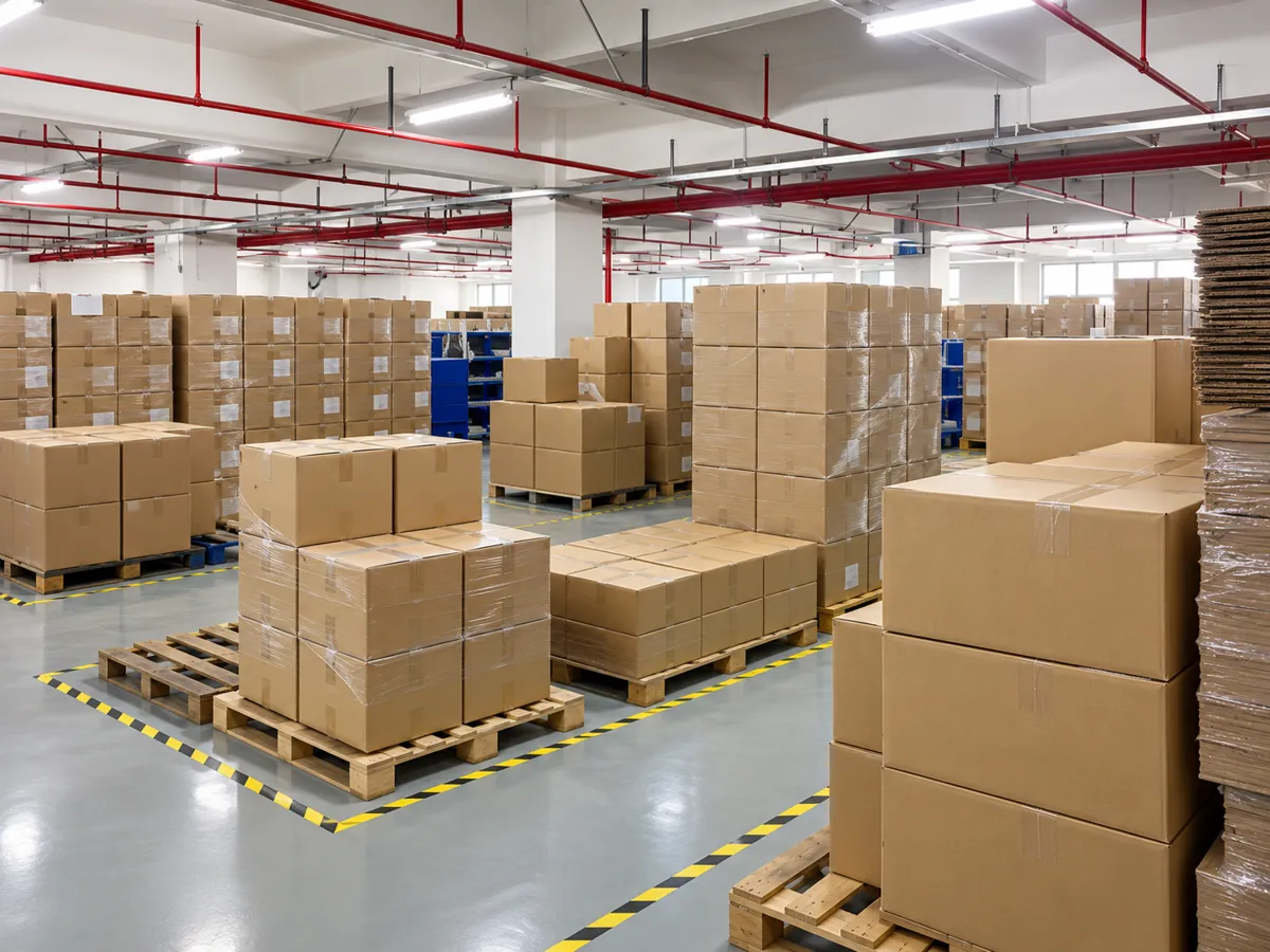 Shinechip warehouse and order fulfillment area