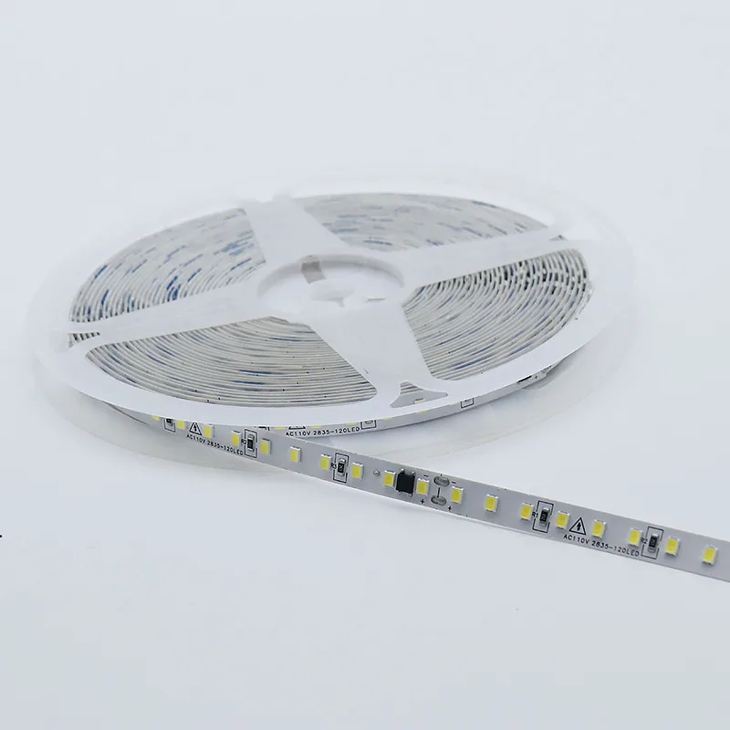 Driver-Free SMD2835 LED Strip, 110V / 220V AC, 120 LEDs/m - photo 2
