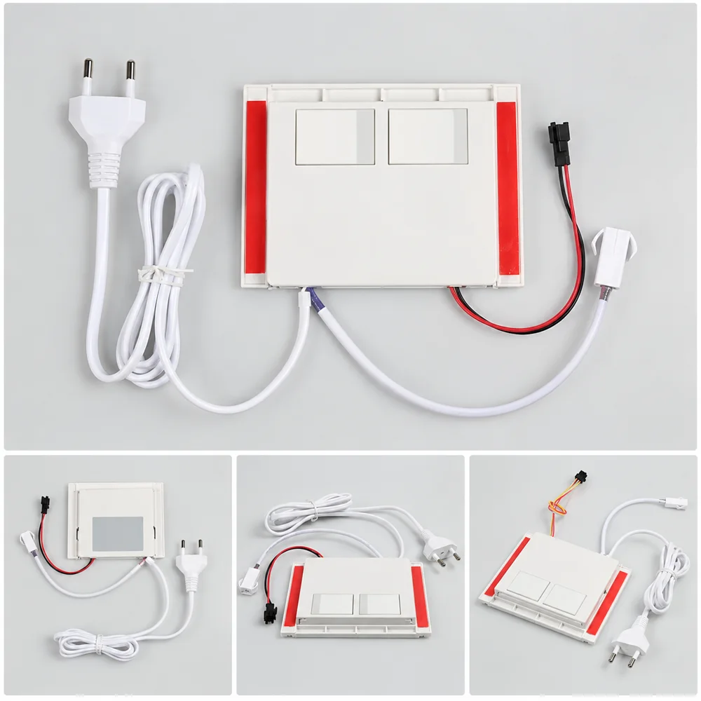 Two-Key CCT Mirror Touch Switch with Defogger, 12W - photo 3