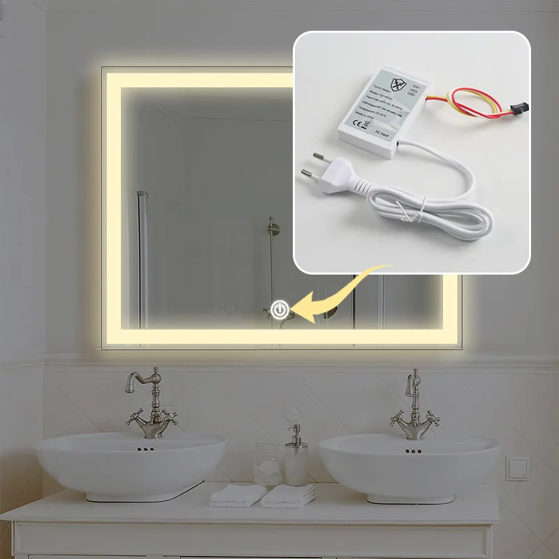 12V 12W Three-Colour Mirror Touch Dimmer, White - photo 4