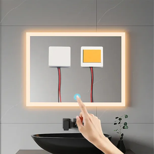 TD100 / TD100D Mirror Touch Dimmer Switch, 12-24V DC