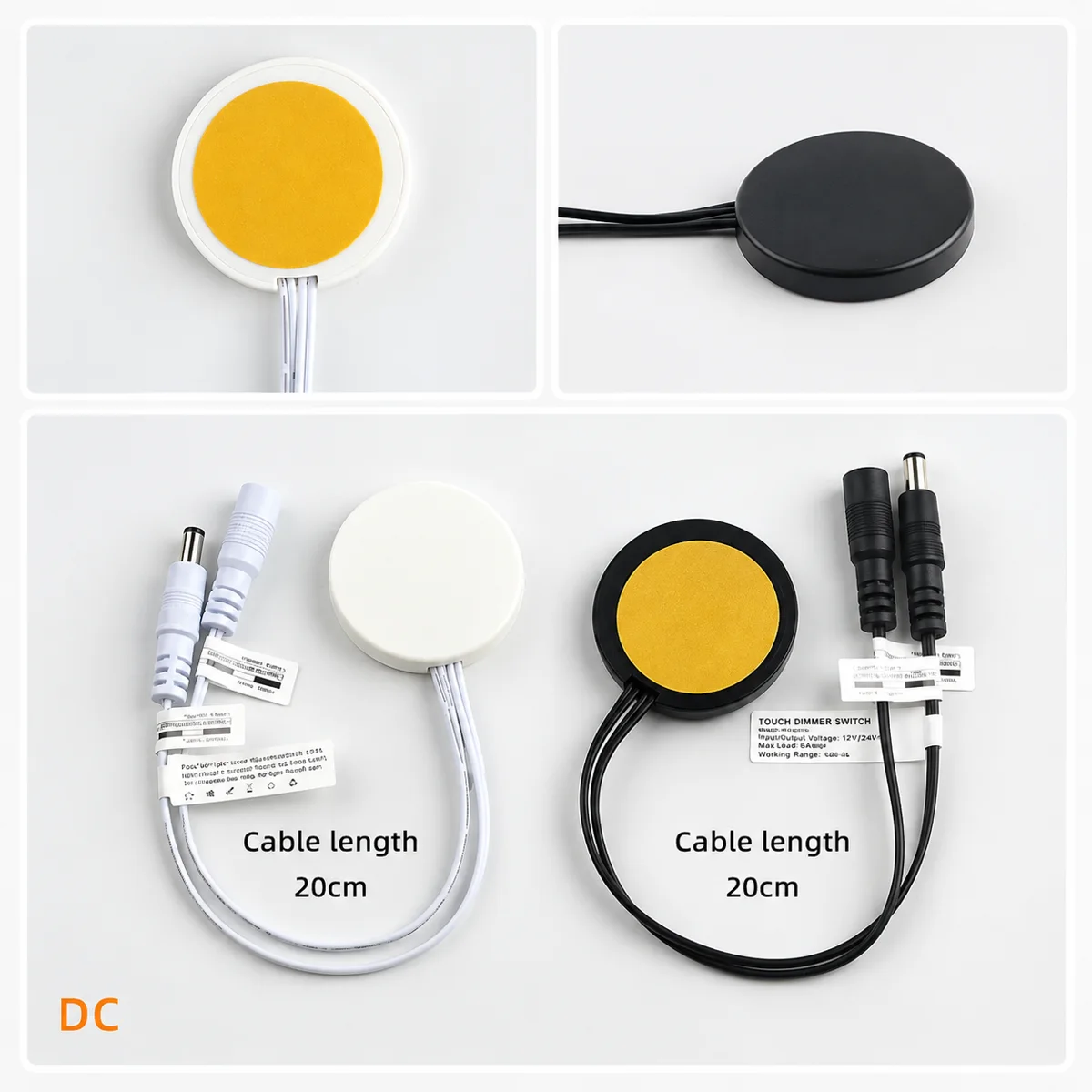FTS-06 Hidden Touch Dimmer for Furniture, 12-24V 60W - photo 3