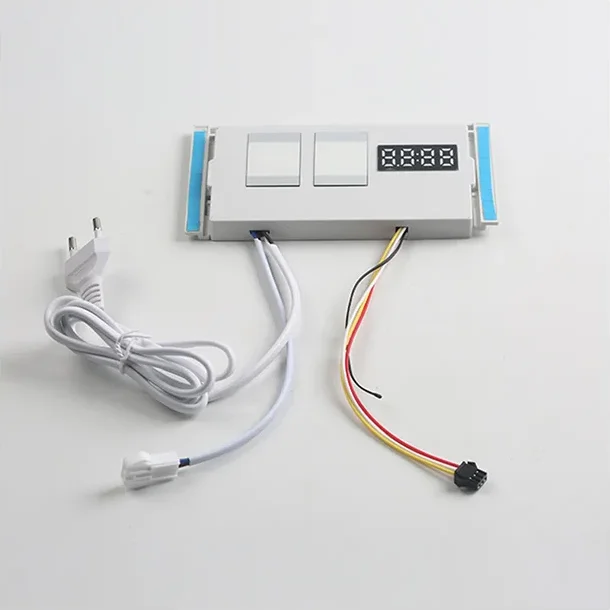 TSP-003D Mirror Switch with Time & Temperature Display, 12V