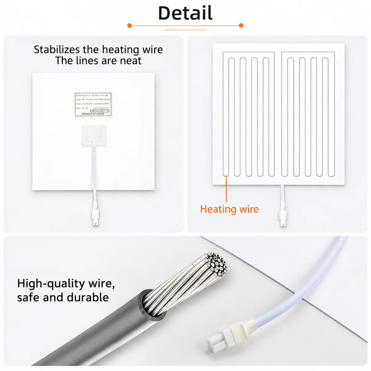 TSP-Defogger Pad-I Mirror Heating Pad, 300 x 400 mm - photo 2