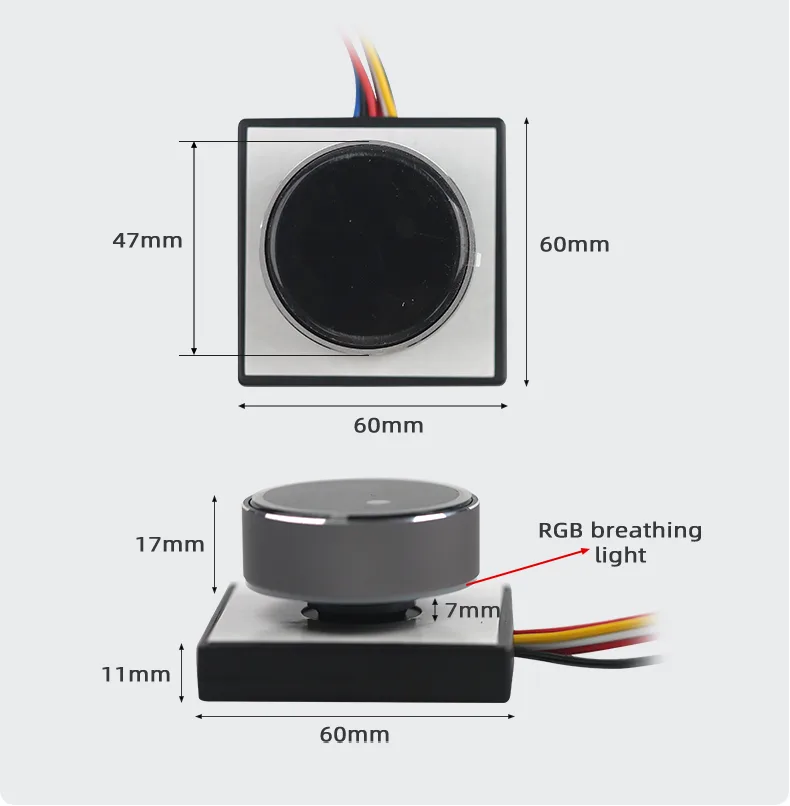 SXN1.3 Mirror Touch Sensor Switch, 12/24V 5A 60W - photo 5