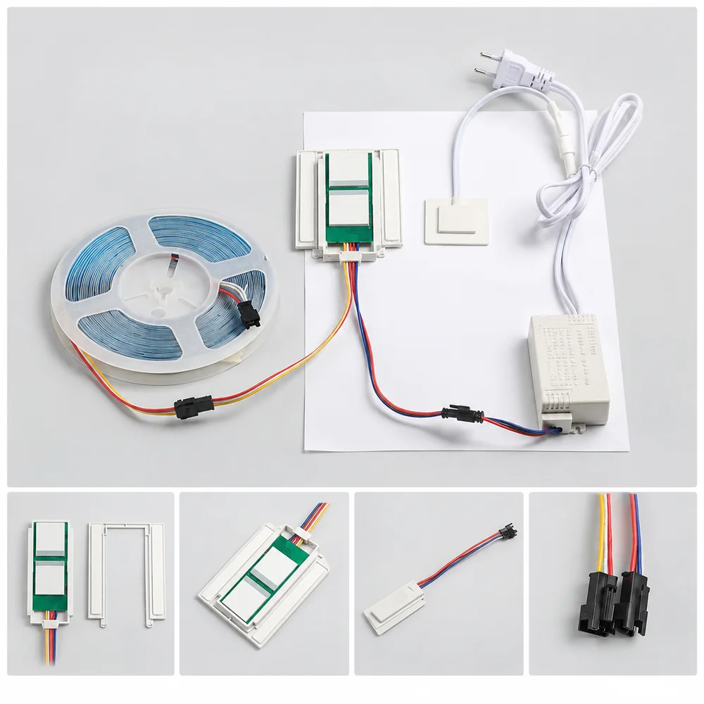 FWS-6D Dual-Button Mirror Touch Switch with Defogger, 24V 60W - photo 5