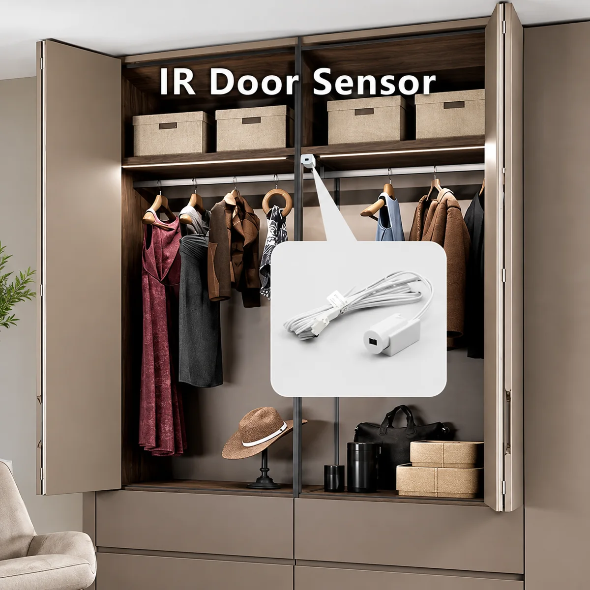 FVD05-A Infrared Door Sensor Switch, 8 cm, 12/24V - photo 3