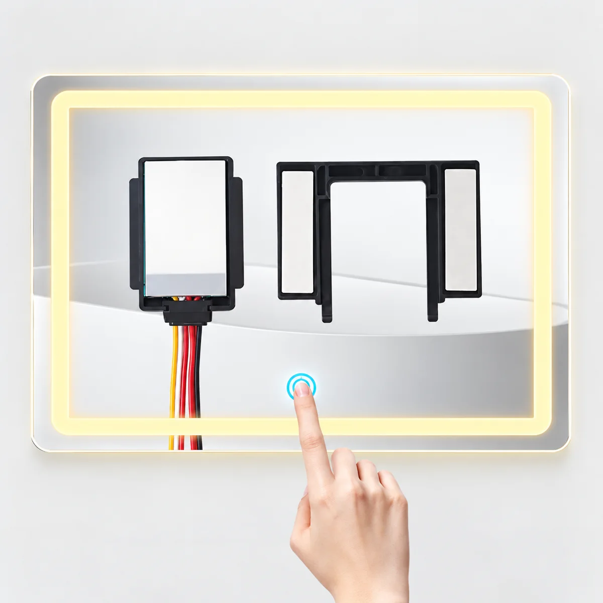 FWS-6 Mini Mirror Touch Switch, 12/24V 5A 120W - photo 3