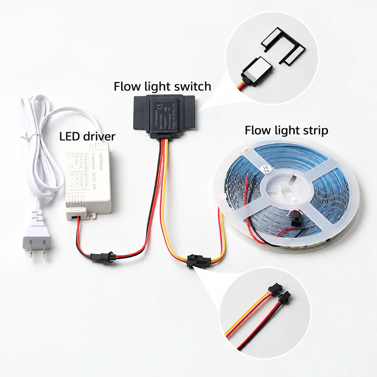 FWS-6 Mini Mirror Touch Switch, 12/24V 5A 120W - photo 4