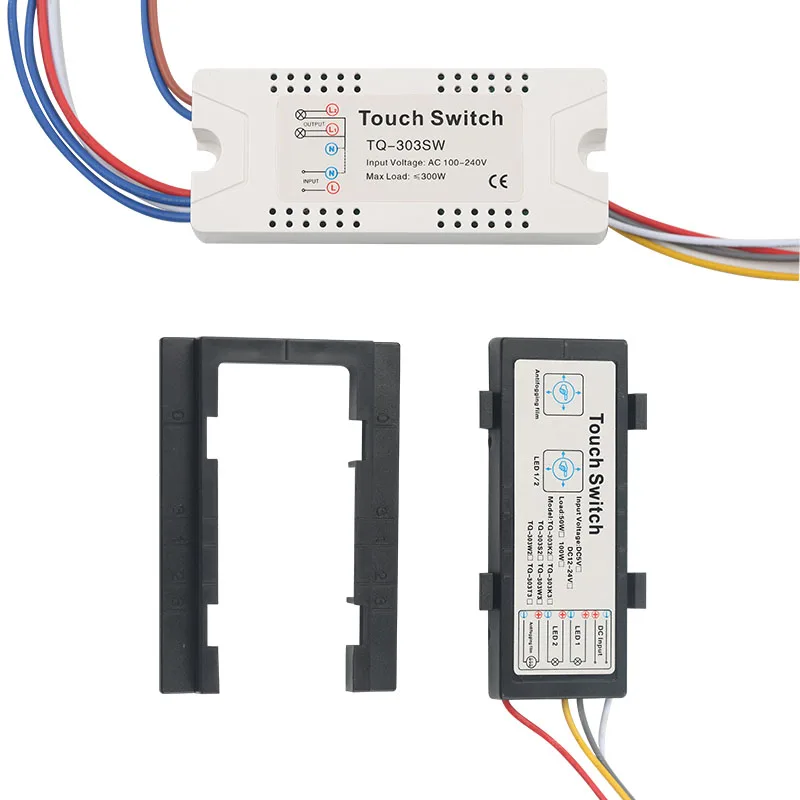 TQ-303SW Dual-Key Mirror Touch Switch with Anti-Fog, 12V - photo 4