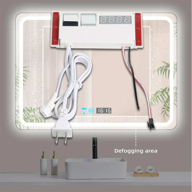 MHD-1201-A03 / B02 IR Hand-Scan Mirror Switch, Clock, 12V 12W - photo 3