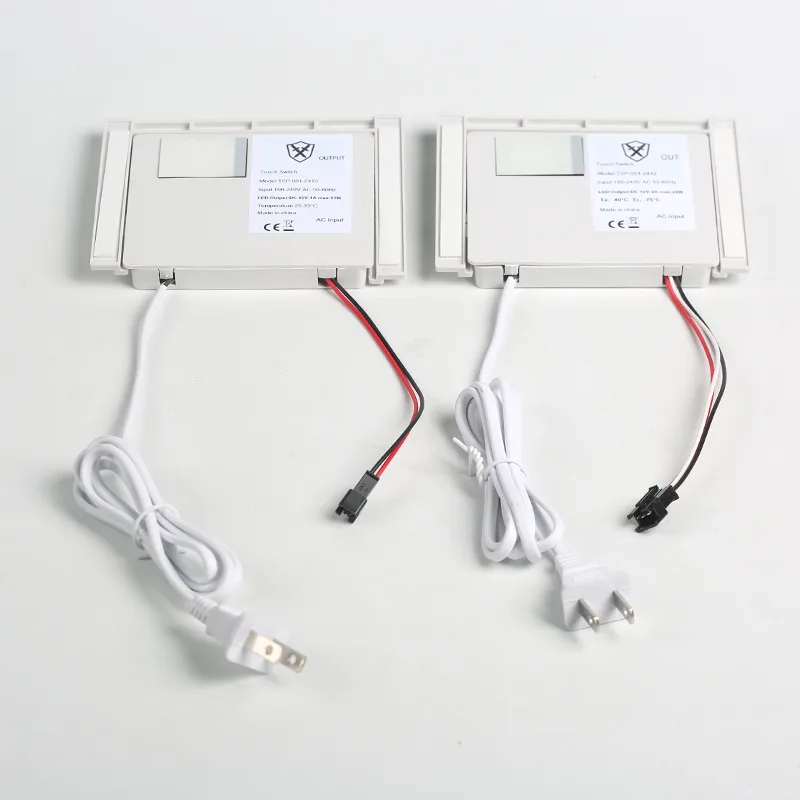 TSP-001-2412 / TSP-001D-2412 Touch Switch with Internal PSU, 13W