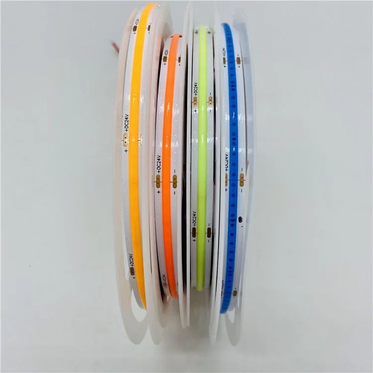 24V CCT COB LED Strip, 3000K + 6000K, CRI 90, 8 mm - photo 2