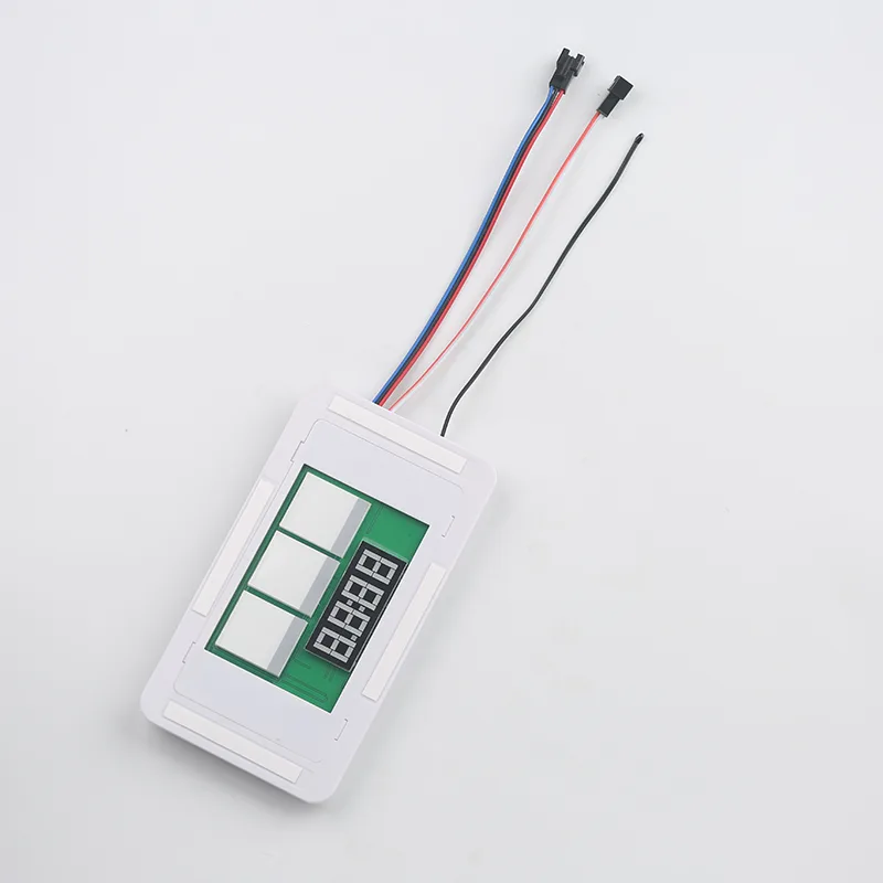 SYSK-CQ21LD-01 Mirror Switch, Time/Temp Display, Anti-Fog, 12V