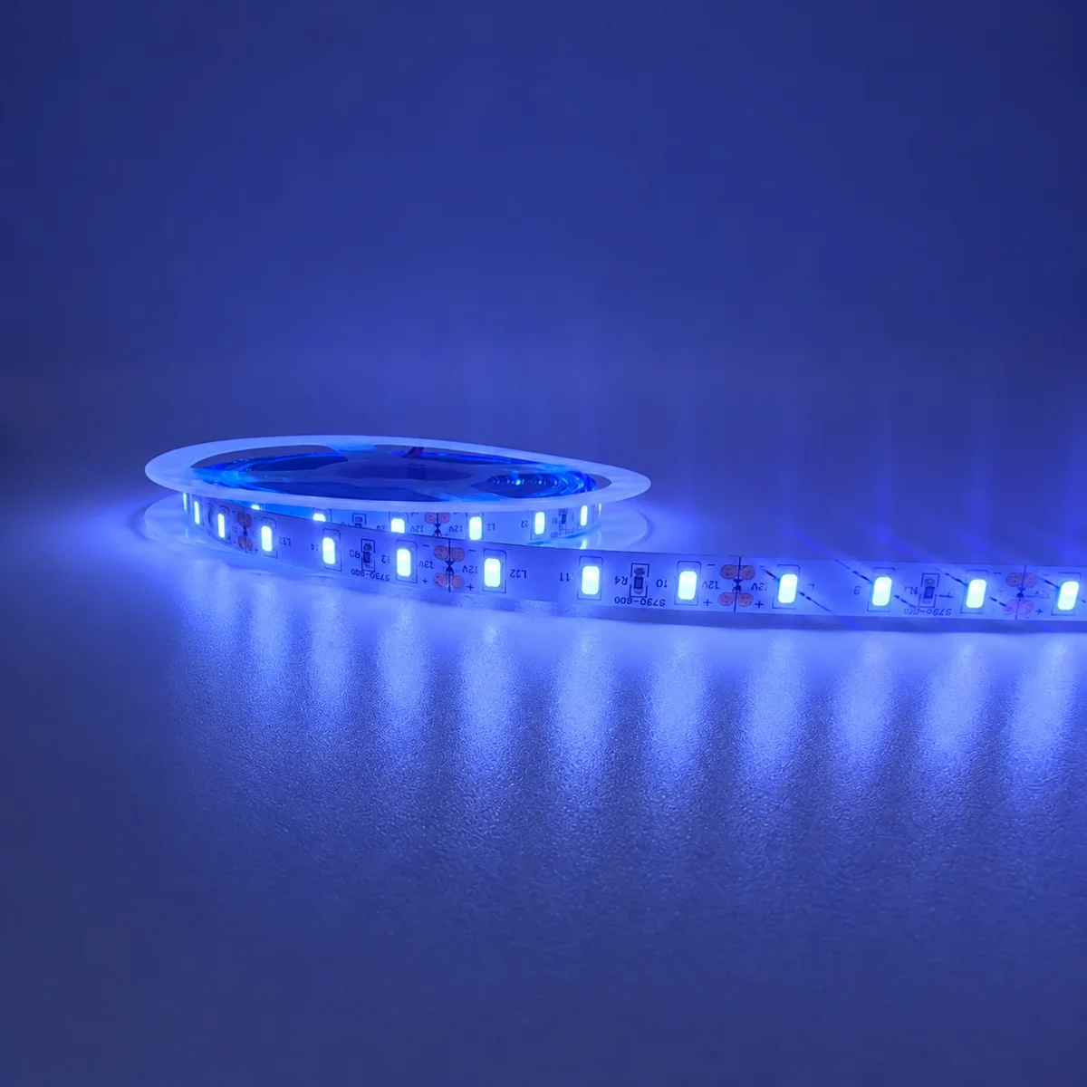 SMD5730 LED Strip, 60 LEDs/m, 12V, 10 mm - photo 5