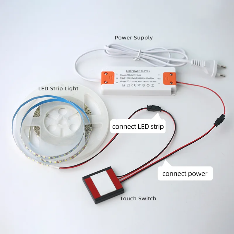 FY-FDK-KZJDS Tri-Colour Mirror Touch Dimmer, 12V 60W IP22 - photo 4