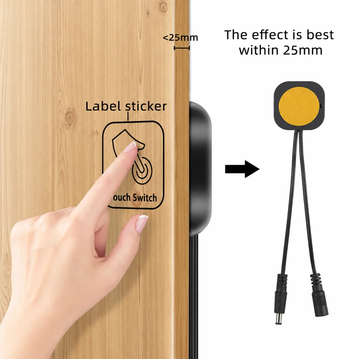 FHS-02A / FHS-02B Hand-Sweep Dimmer with Fade, 12/24V 60W - photo 5