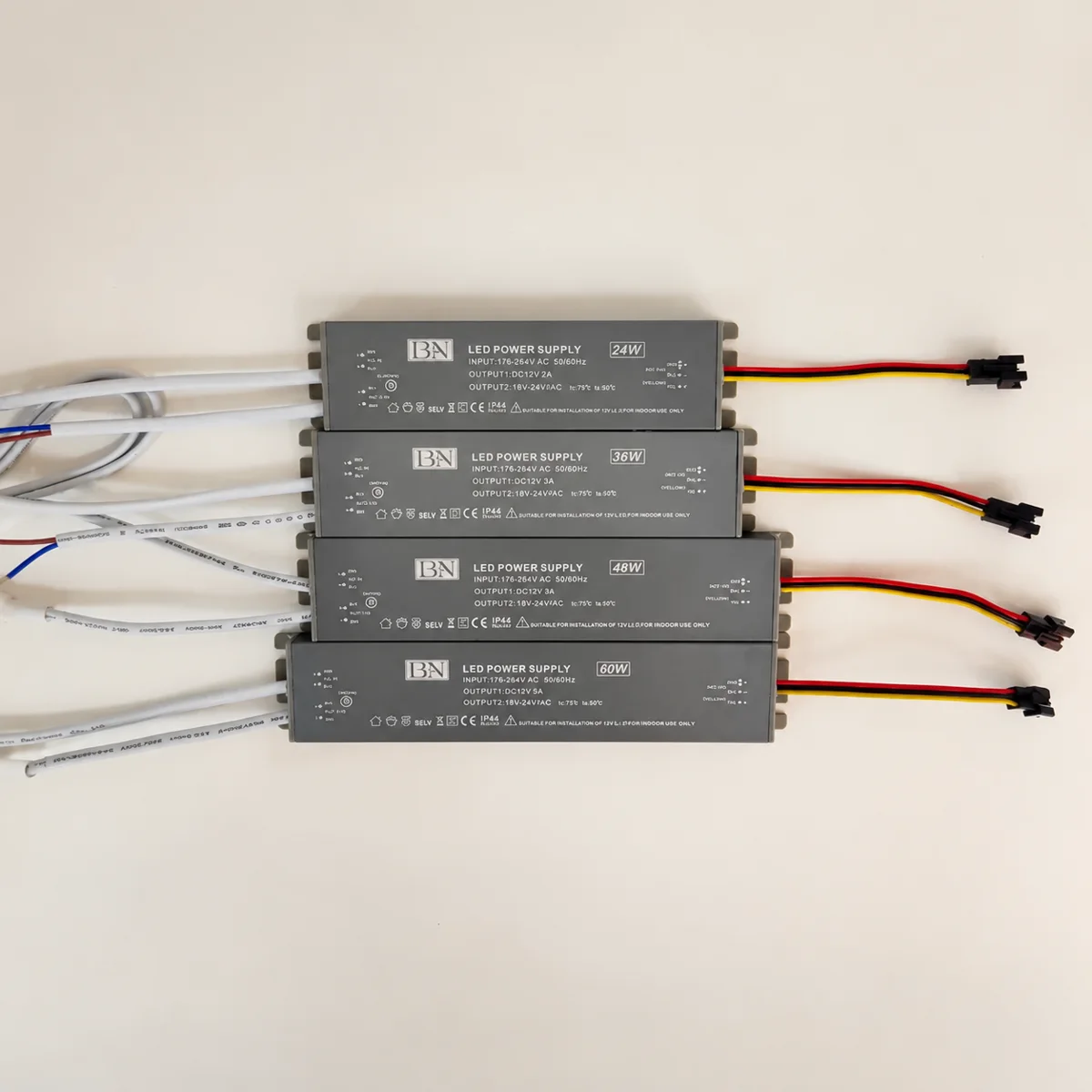 LB-12V-4AN IP44 Constant-Voltage LED Driver, 12V 4A 48W - photo 5