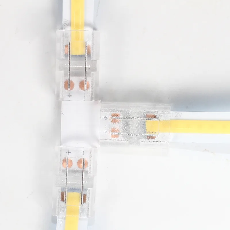 LED strip connectors