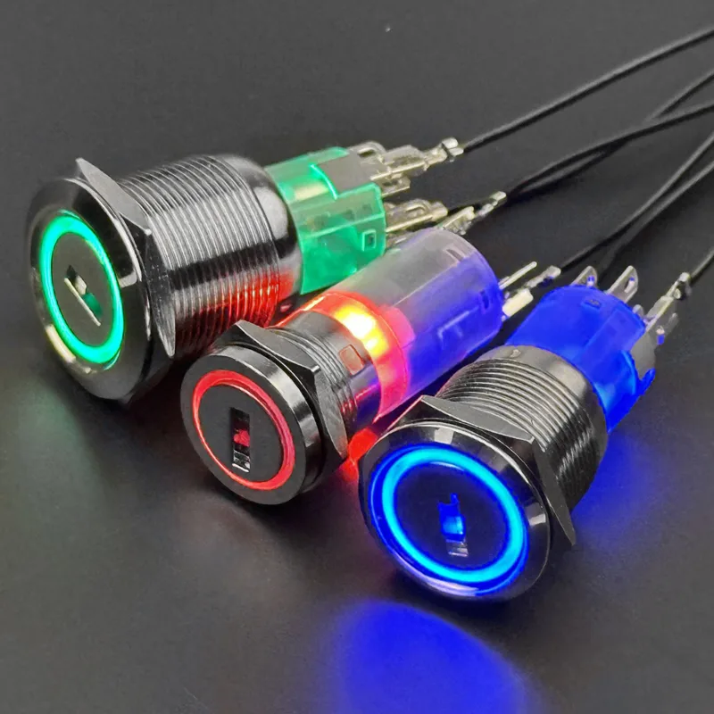 HY-YSN-D Latching Selector Switch with LED Ring, 16-22 mm - photo 5
