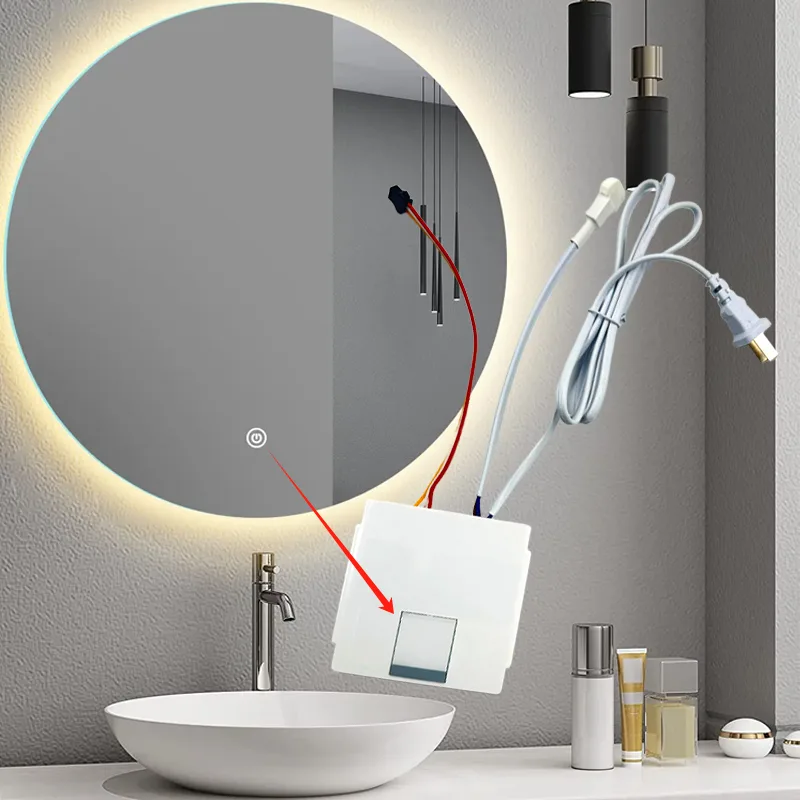 Three-Colour Single-Key Mirror Touch Dimmer, 12-24V 120W - photo 4