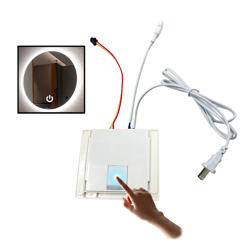 Three-Colour Single-Key Mirror Touch Dimmer, 12-24V 120W - photo 6