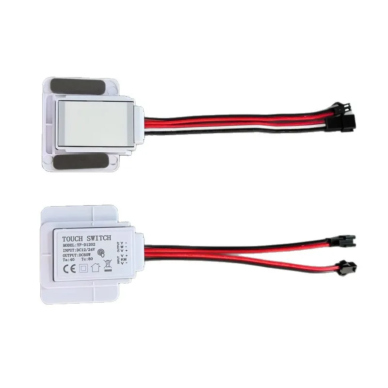 YF-D1202 Single-Key Mirror Touch Switch, 12/24V 60W IP65 - photo 2