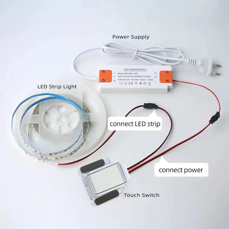YF-D1202 Single-Key Mirror Touch Switch, 12/24V 60W IP65 - photo 3