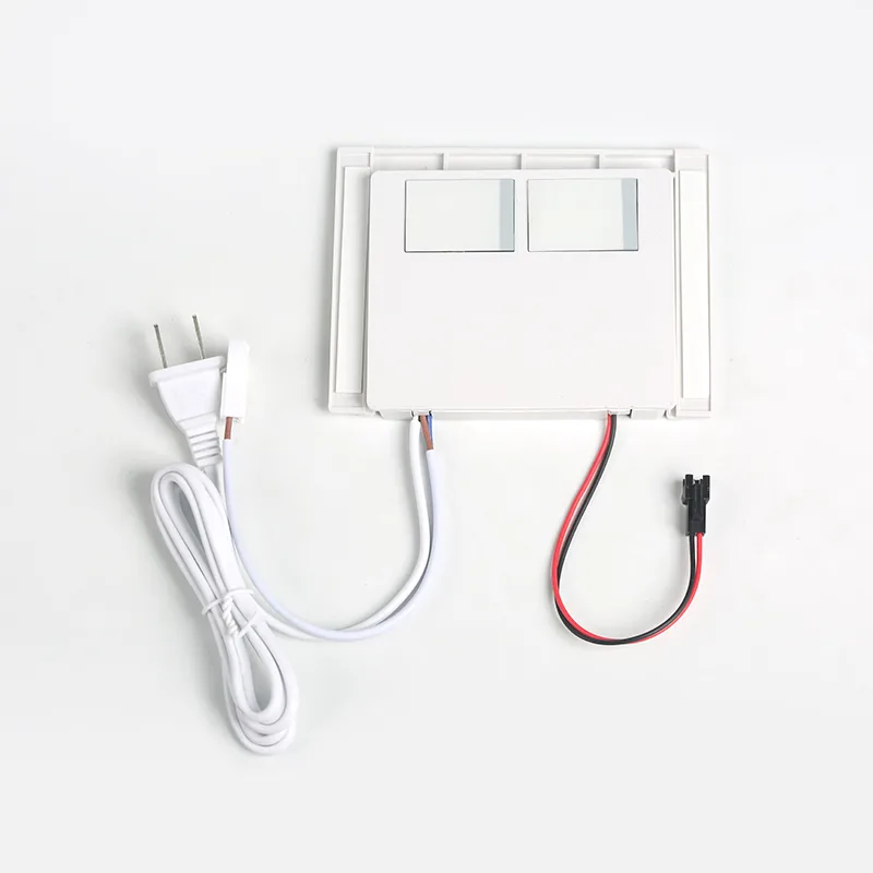 TSP-002-2412 Mirror Touch Switch with Clock and Defogger, 12V