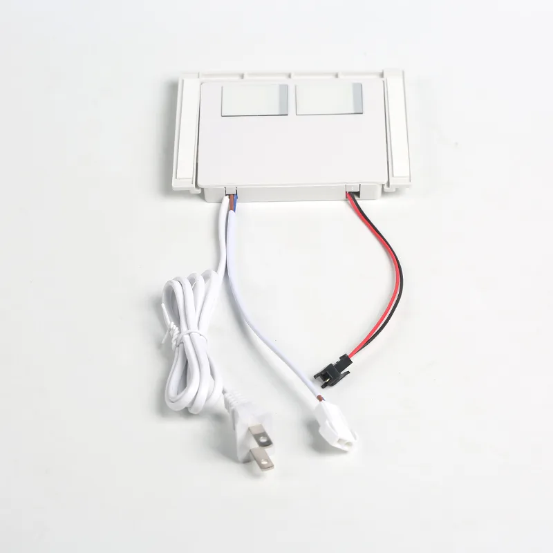 TSP-002-2412 Mirror Touch Switch with Clock and Defogger, 12V - photo 3