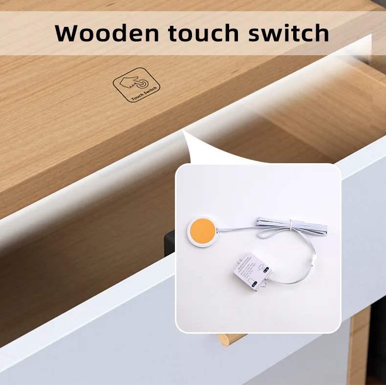 FWS-6 Hidden Touch Switch for Furniture Lights, 12-24V 3A - photo 3