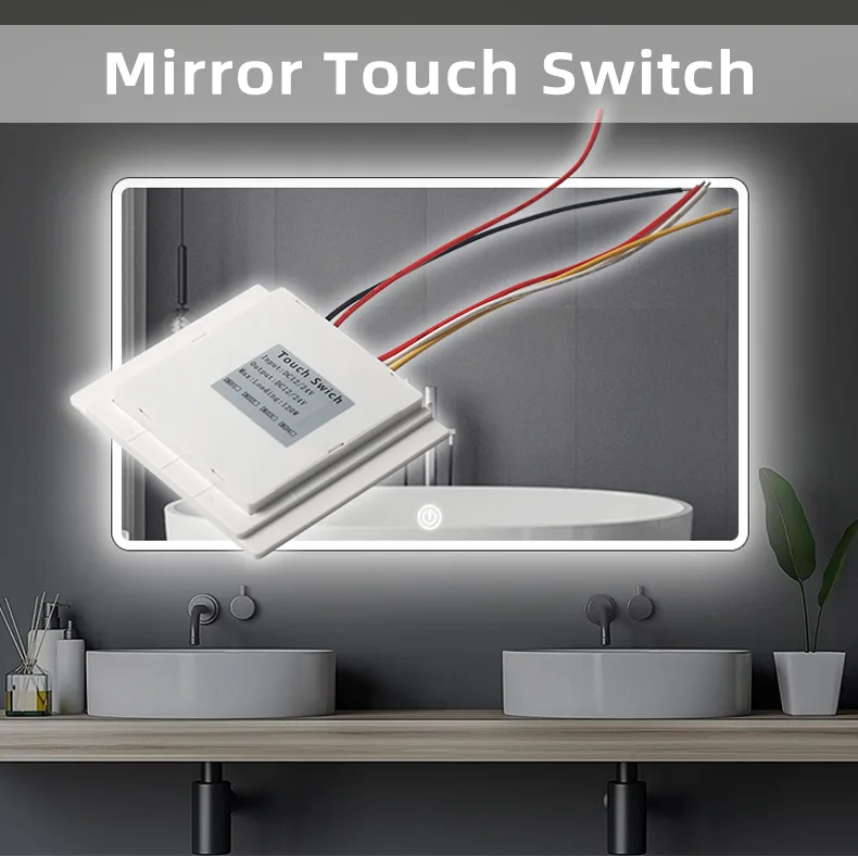 DK03 / DK02 Mirror Touch Dimmer, 12/24V 120W, 1-7 mm Glass - photo 4