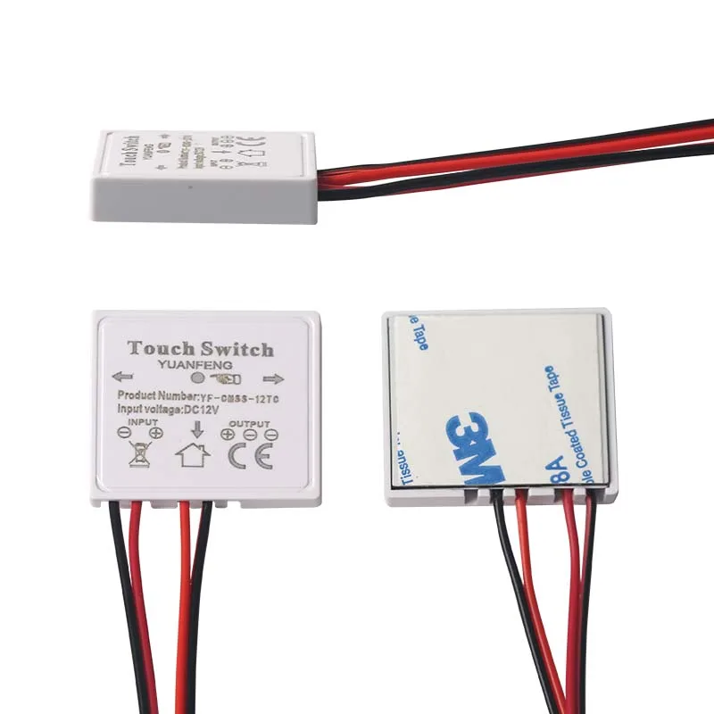 YF-CMSS-12TC Colour-Adjustable Mirror Touch Dimmer, 12/24V 60W - photo 2
