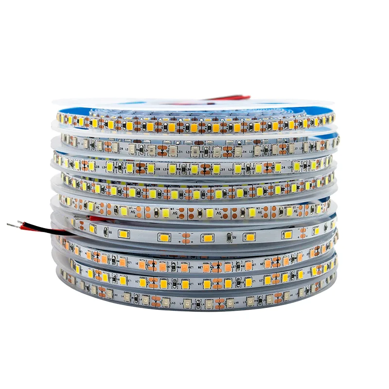2835 LED Strip, 60 or 120 LEDs/m, 12V 8 mm or 24V 10 mm
