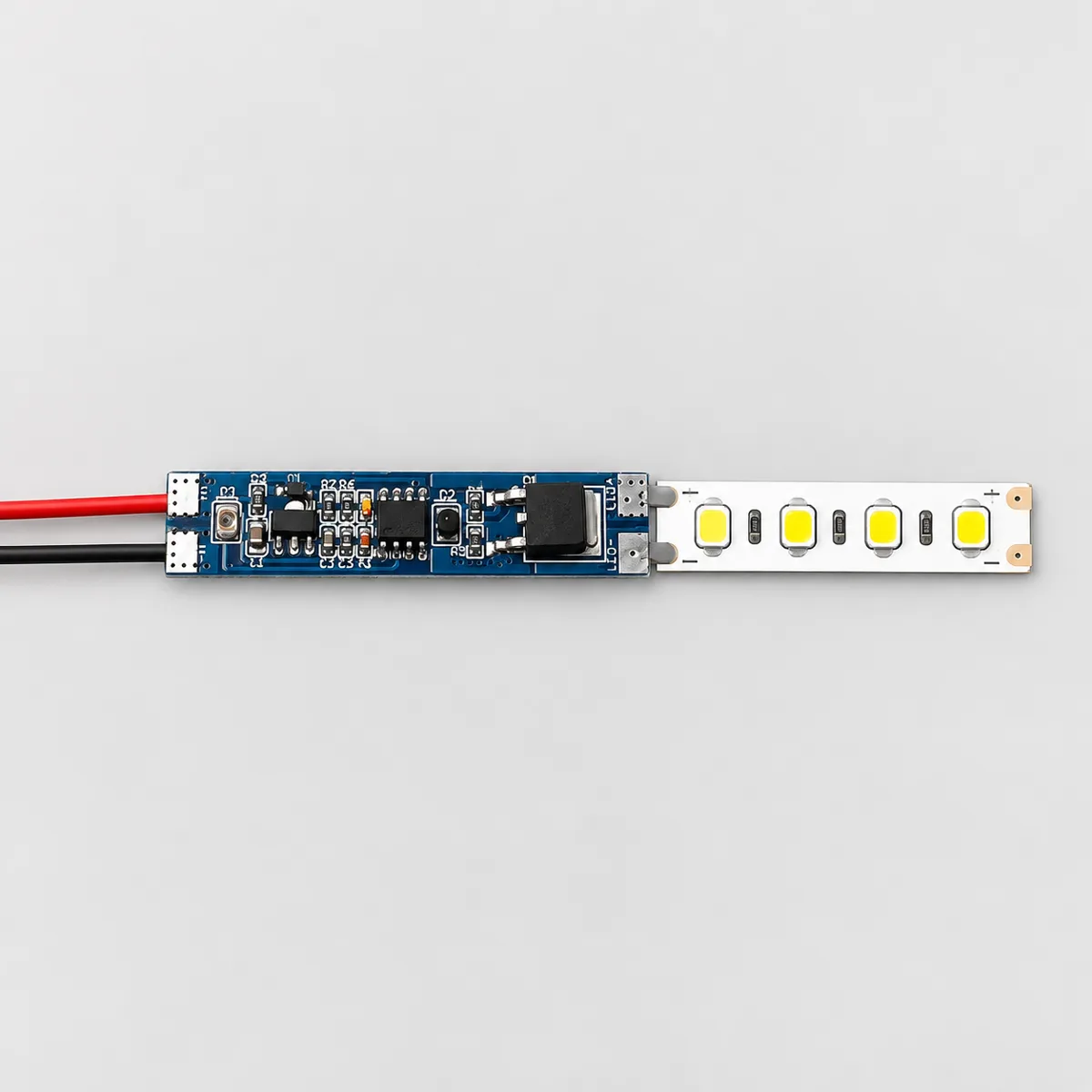 SPS01D Touch Dimmer Module for LED Aluminium Profiles, 24V - studio image (illustration)