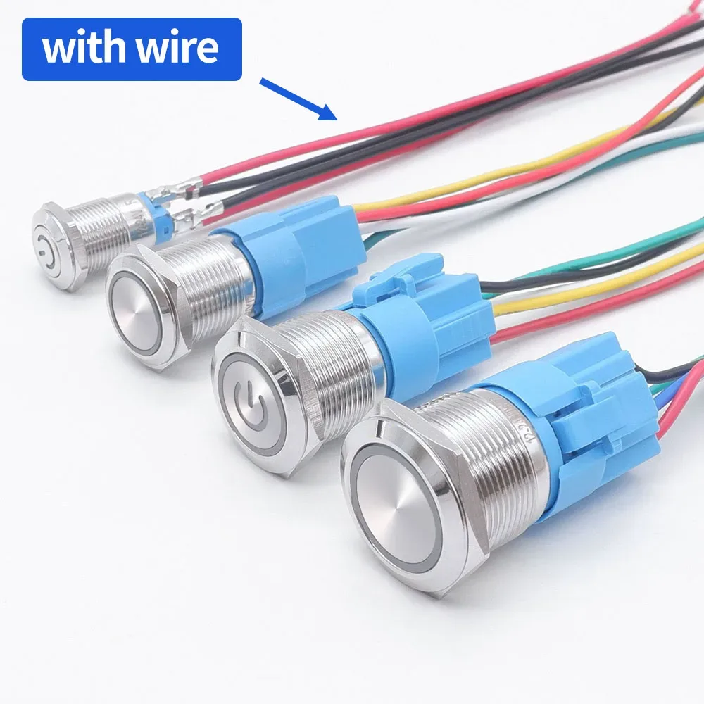 SZR-01 Metal Push Button Switch, 12-22 mm, IP67, 3A - photo 2