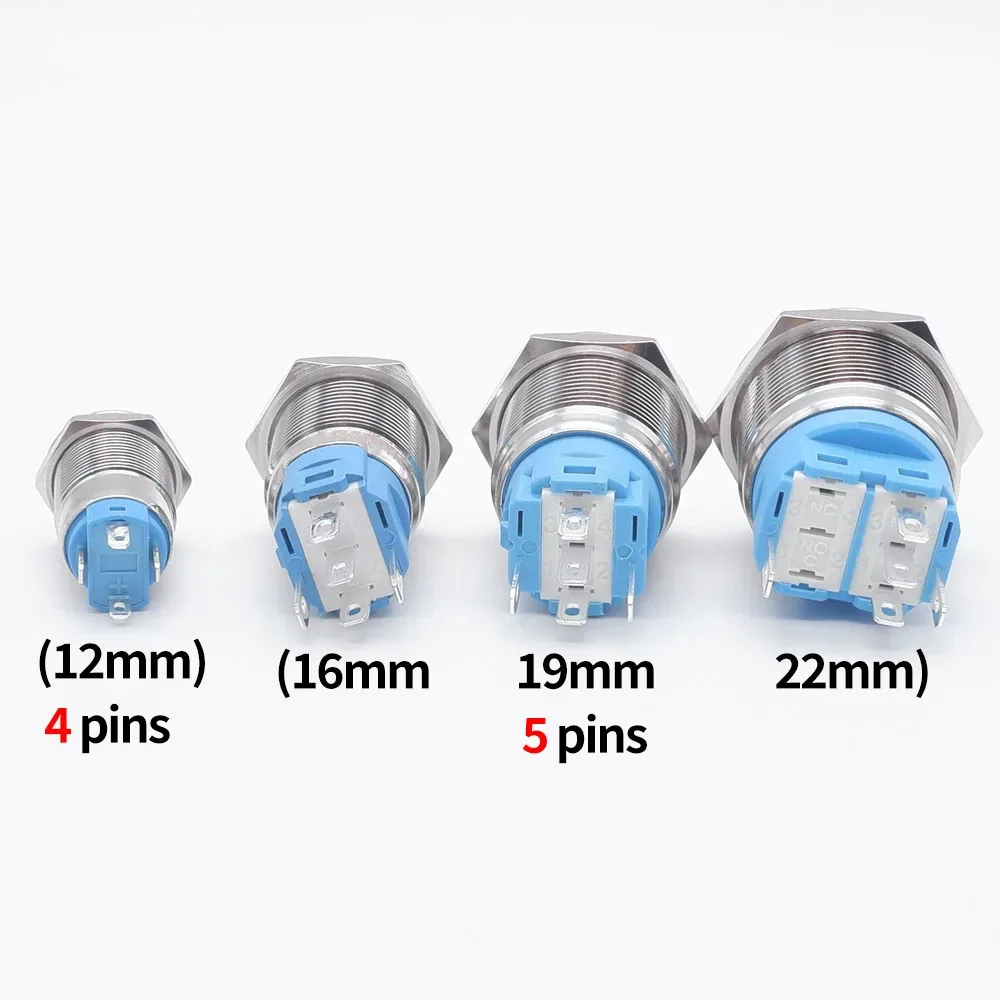SZR-01 Metal Push Button Switch, 12-22 mm, IP67, 3A - photo 4